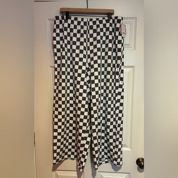 New Ascot and Hart Checkered Pants 1X - Picture 1 of 6